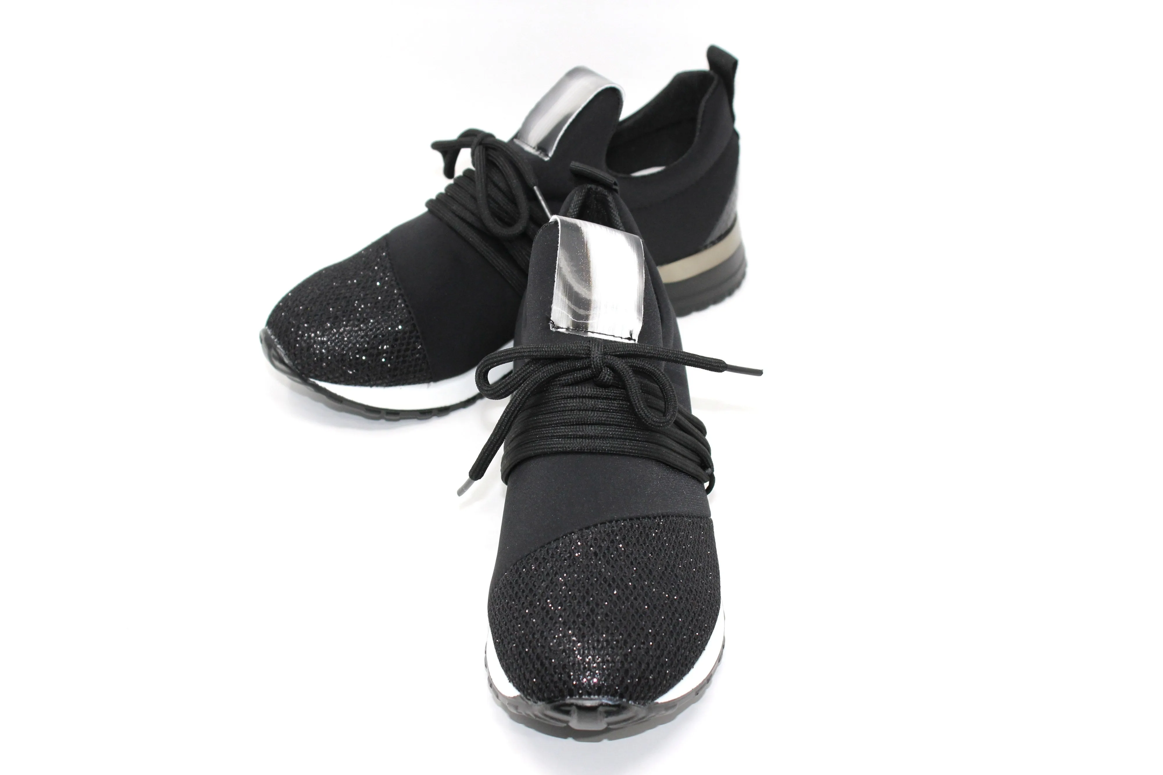 Black slip on trainer