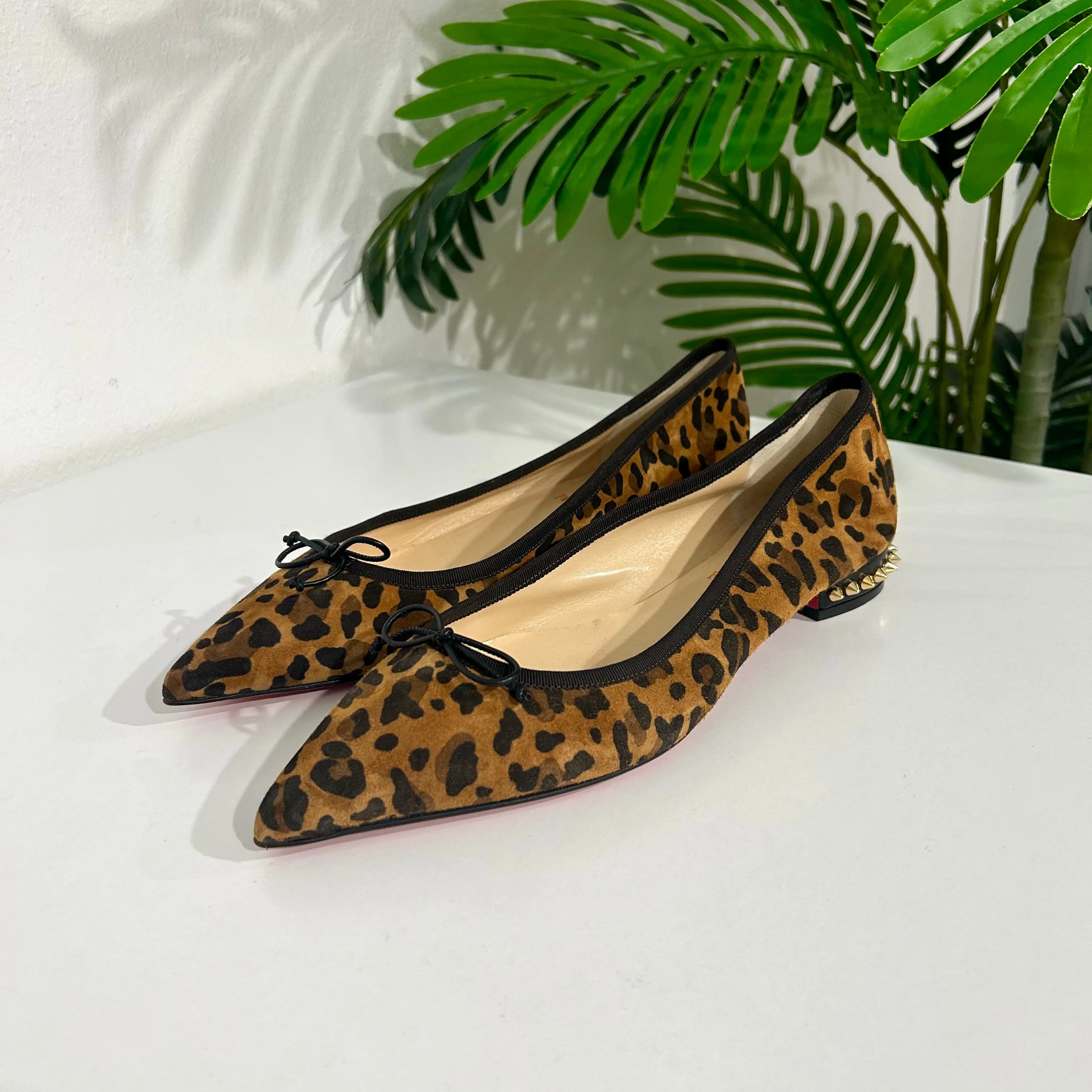 Christian Louboutin Leopard Ballet Flats size 41