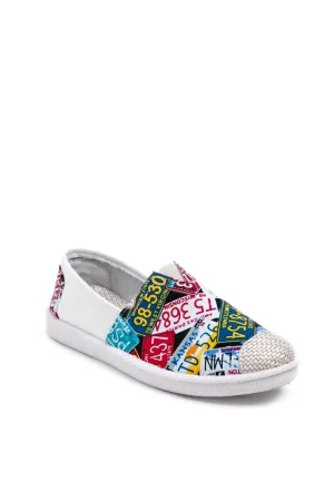 Multicolor Slip-on Shoes