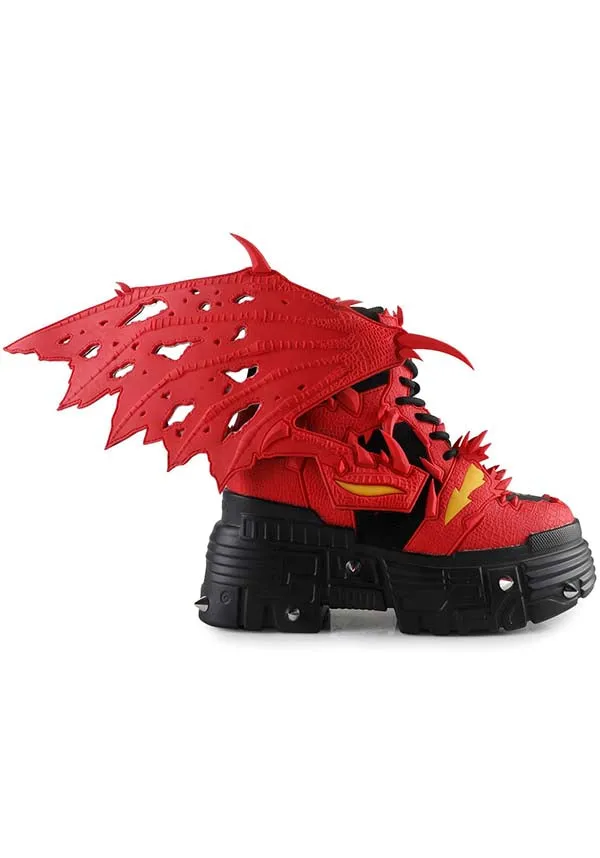 Red Apple | PLATFORM SNEAKERS**