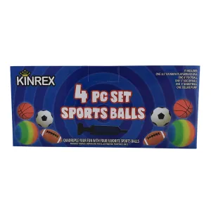 Set Of Soft Sports Balls For Kids 4 Pieces