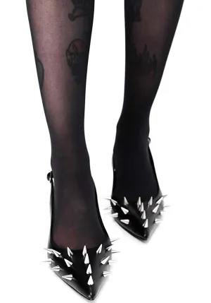 Spiked Sling Back | KITTEN HEELS