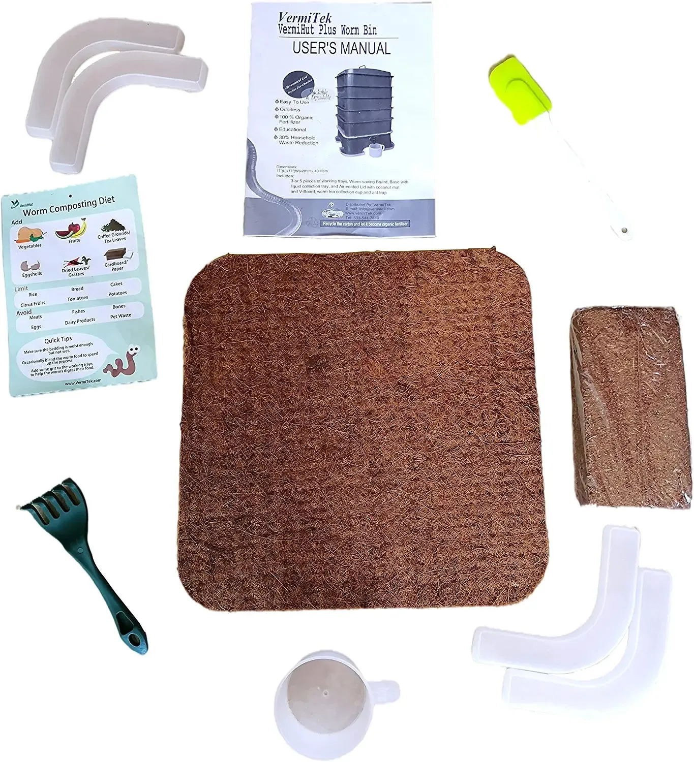The Squirm Firm VermiHut Plus 5-Tray Worm Compost Bin – Easy Setup and Sustainable Design