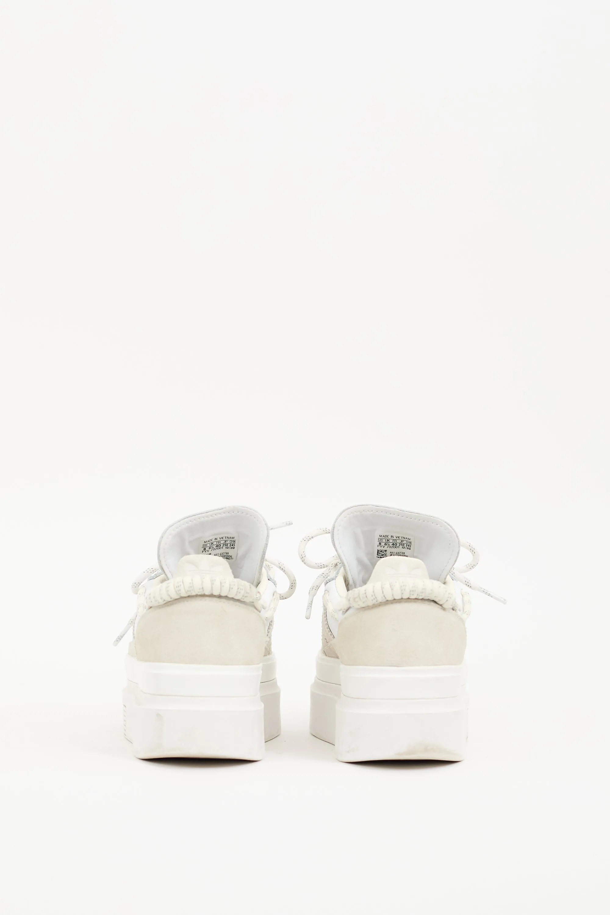 X Ivy Park White Leather Super Sleek 72 Sneaker
