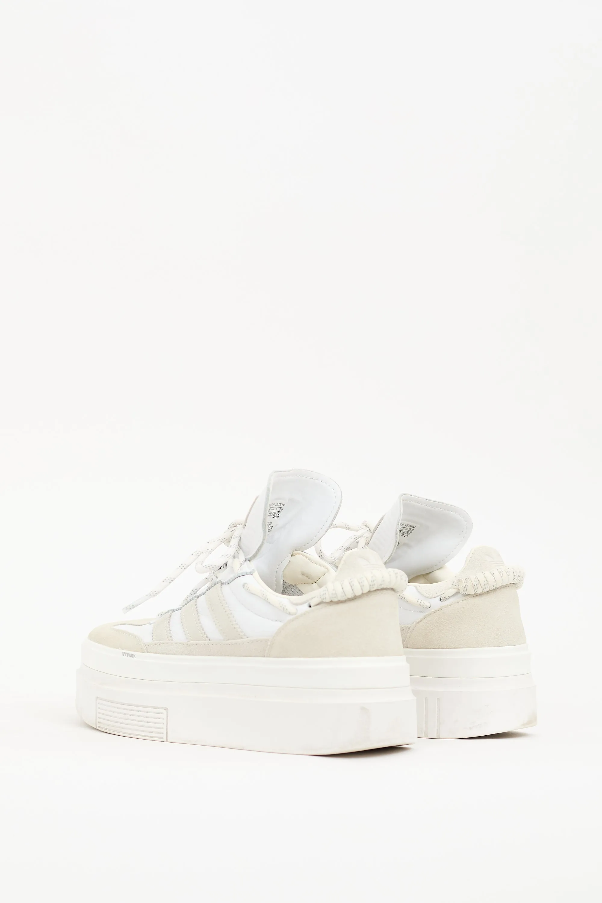 X Ivy Park White Leather Super Sleek 72 Sneaker