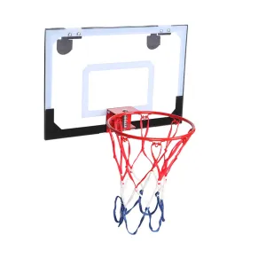 YIWA Kids Wall Mount Basketball Backboard Max Applicable Ball Diameter 5" Transparent